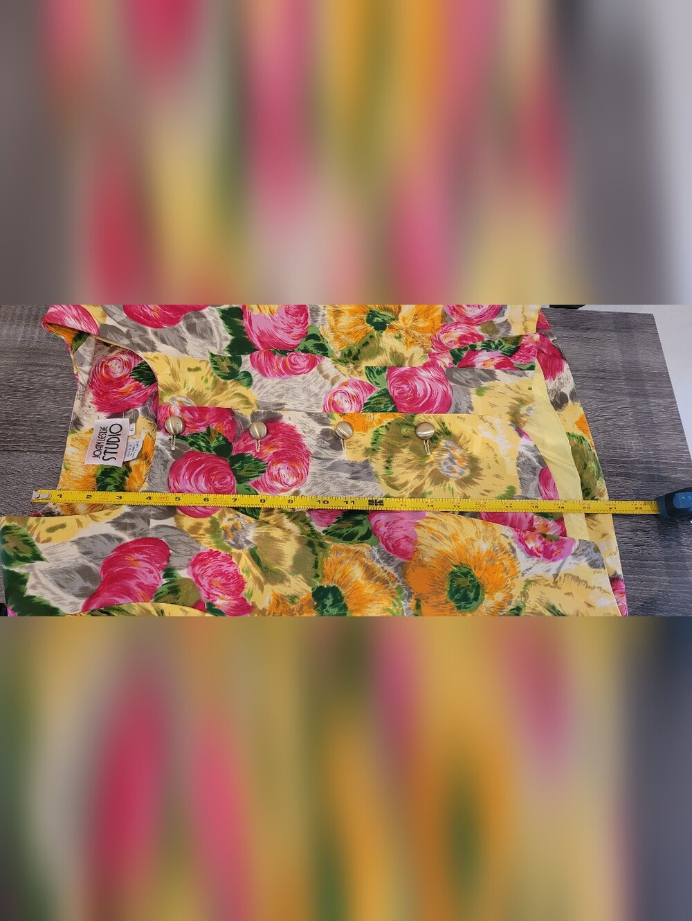 Vintage Joan Leslie Studio 100% Silk Top from 1970-1980 - Picture 7 of 16